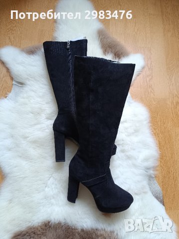Боти от естествена кожа , снимка 3 - Дамски боти - 42767198