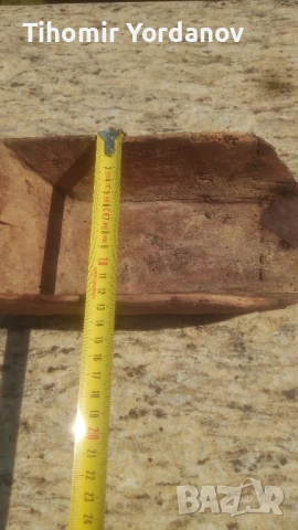 Стара дървена лопатка., снимка 10 - Антикварни и старинни предмети - 51119221