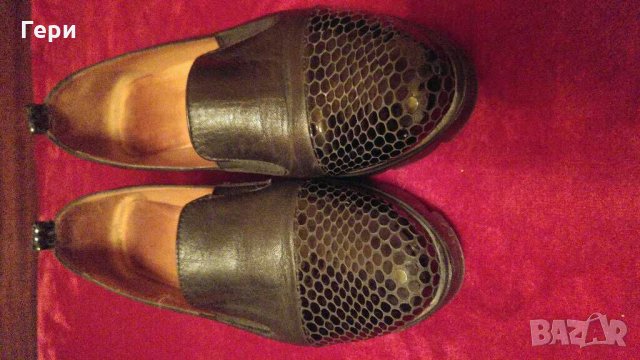 Обувки от естествена кожа на Donna Ricco, снимка 3 - Дамски ежедневни обувки - 29603764