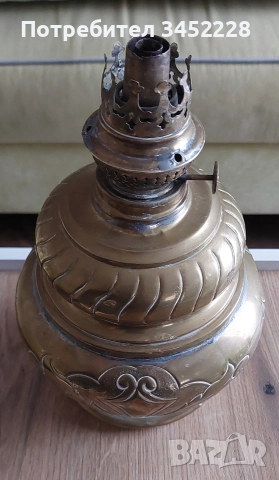 лампа газена Kosmos месинг за колекционери , снимка 3 - Антикварни и старинни предмети - 52774343