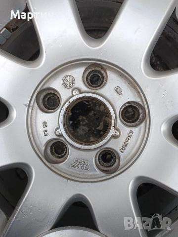 Продавам джанти 16 5х112 vw, снимка 4 - Гуми и джанти - 53124800