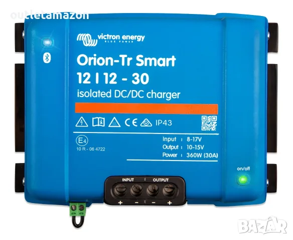 DC-DC конвертор Victron Orion-Tr 12/12-30A (360W) – Галванично изолиран стабилизатор на напрежение
