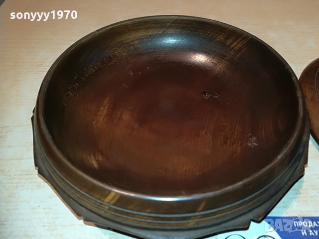 КРЪГЛА КУТИЯ С КАПАК-ВНОС ФРАНЦИЯ, снимка 12 - Антикварни и старинни предмети - 29496026