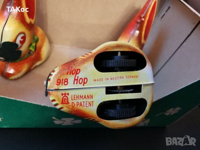 Стара винтидж играчка Lehman No.918/Hop Hop, снимка 3 - Колекции - 39379589