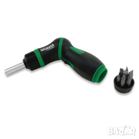 Отвертка тип тресчотка + накрайници 9 в 1 TOPTUL, снимка 4 - Аксесоари и консумативи - 44931212