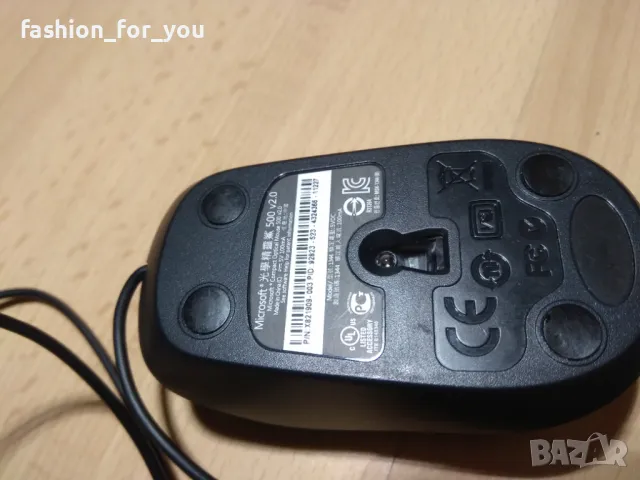 Кабелна мишка Microsoft 500V 2.0, снимка 2 - Клавиатури и мишки - 48869831