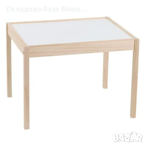 Дървена детска маса, 62x49x45 см, снимка 1
