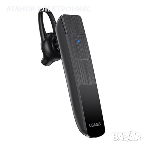 Bluetooth слушалка и микрофон - черна, снимка 3 - Безжични слушалки - 44142787