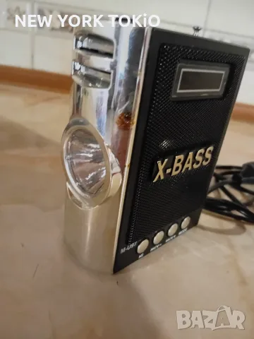 РАДИО СЪС ВГРАДЕН АКУМУЛАТОР И С БАТЕРИИ АА.1.5 VOLT, снимка 4 - Радиокасетофони, транзистори - 55851862