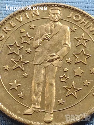 Сувенирна монета Париж музей Гревин Джони Холидей за КОЛЕКЦИОНЕРИ 40566, снимка 7 - Нумизматика и бонистика - 42754626