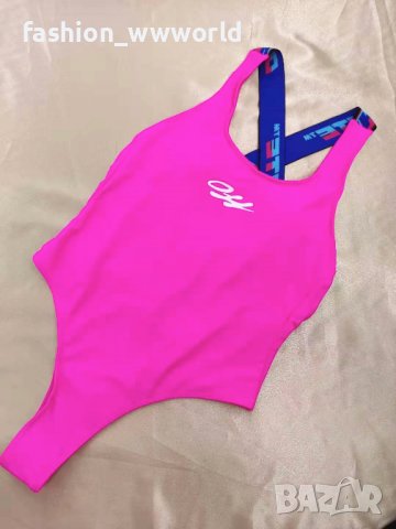 Дамски бански Off-White - реплика, снимка 1