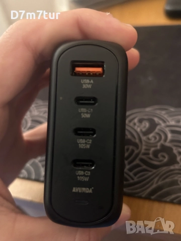 адаптер fast charge с 4 места за зареждане , снимка 3 - Оригинални зарядни - 56540231