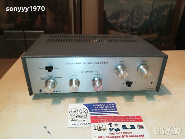 monacor sa-300 solid state amplifier-germany 1308211223, снимка 2 - Ресийвъри, усилватели, смесителни пултове - 33805327
