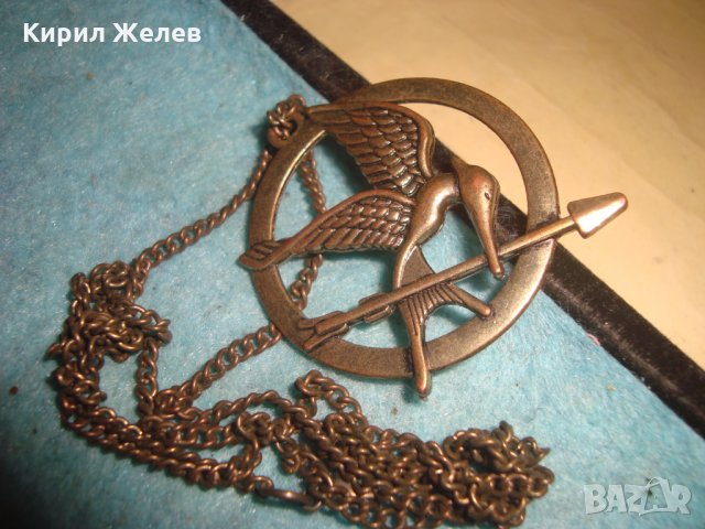 ФИГУРАЛЕН НЕО - ГОТИКА МЕСИНГОВ АРТ МЕДАЛЬОН с ВЕРИЖКА 25187, снимка 3 - Колиета, медальони, синджири - 35364000