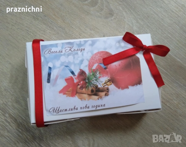 Коледна кутия с подаръци Лукс, снимка 2 - Коледни подаръци - 52420142