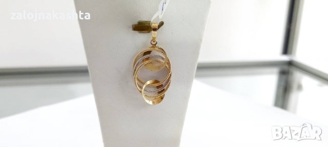 Нова Златна висулка-0.93гр/14кр, снимка 2 - Колиета, медальони, синджири - 37594120