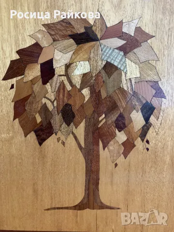 Картина от дърво, снимка 2 - Антикварни и старинни предмети - 50271752