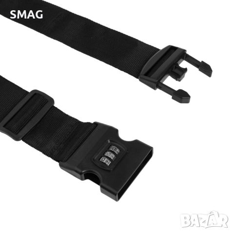 Регулируема каишка за куфар, черен цвят_1244490, снимка 2 - Други - 52305754