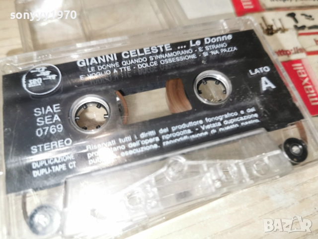 GIANNI CELESTE-ORIGINAL TAPE 2112251927, снимка 8 - Аудио касети - 52868535