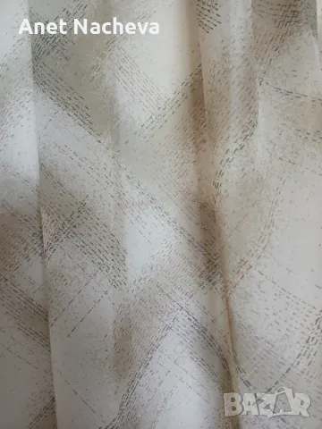 Плат за ПЕРДЕ, бежова гама, снимка 2 - Платове и дамаски - 50150413