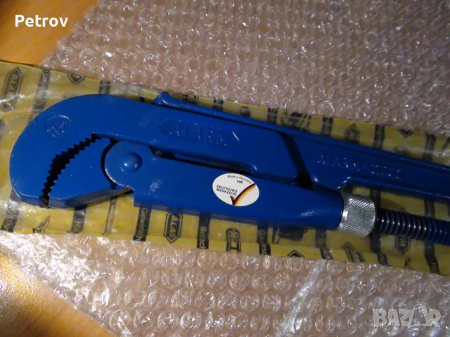 ALARM - 11002 - Made in Germany - 1" + 1 1/2" + 2" ЧИСТО НОВИ ПРОФЕСИОНАЛНИ Тръбни Ключове !!!!!!!! , снимка 16 - Гедорета - 39923931