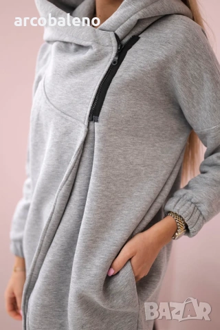 Дамски суичър с къс цип, 4цвята , снимка 5 - Суичъри - 47158377