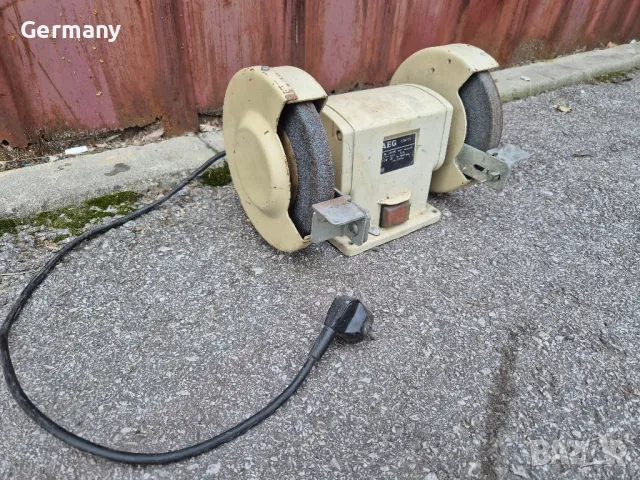 немски шмиргел AEG, снимка 2 - Други инструменти - 48947580