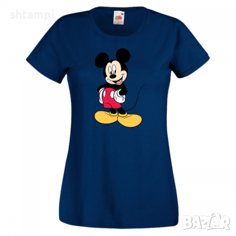 Дамска тениска Mickey Mouse 8 .Подарък,Изненада,, снимка 6 - Тениски - 36526612