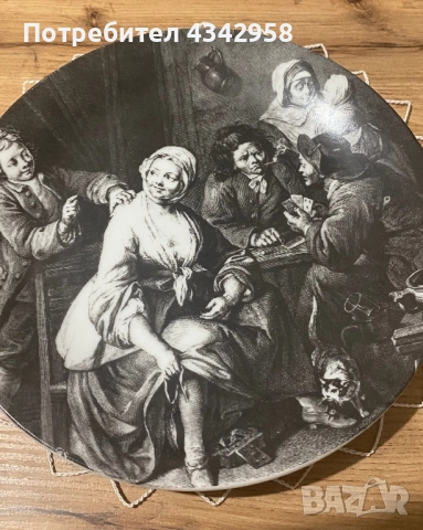 Seltmann Weiden. 1950-те г.Чиния за стена., снимка 2 - Антикварни и старинни предмети - 52283085