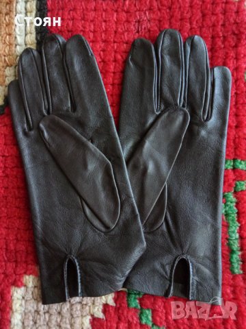 Дамски кожени ръкавици от естествена кожа, снимка 3 - Ръкавици - 39077514