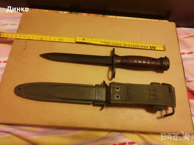 Американски щик ,нож за М16, снимка 3 - Антикварни и старинни предмети - 42826196