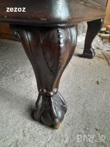 Бюфет антикварен-Чипъндейл №82, снимка 4 - Бюфети - 53254003