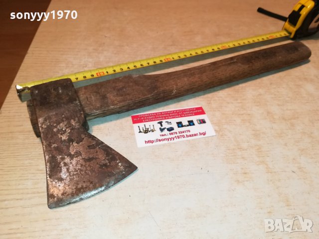 немска брадва-топор 40х15см 1509211107, снимка 7 - Антикварни и старинни предмети - 34139207