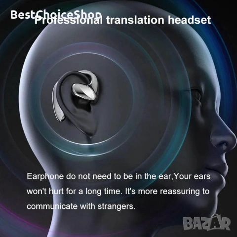 Безжични слушалки с AI превод 2 в 1 - превод в реално време, снимка 8 - Слушалки, hands-free - 54181932
