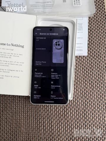 НОВ 36Мес Гаранция Nothing Phone 3a PRO Лизинг от 24лв/м 12/256GB Grey, снимка 8 - Други - 52721318