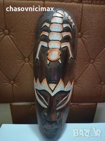 маска за стена-дърворезба-30см., снимка 2 - Декорация за дома - 52269928