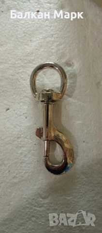 Карабинери с вирбел за повод на куче – полирана неръждаема стомана, 8.5 см (5бр. опаковка), снимка 2 - За кучета - 52164245