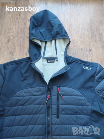 CMP man jacket fix hood hybrid - страхотно мъжко яке 58/2ХЛ, снимка 3 - Якета - 51801158