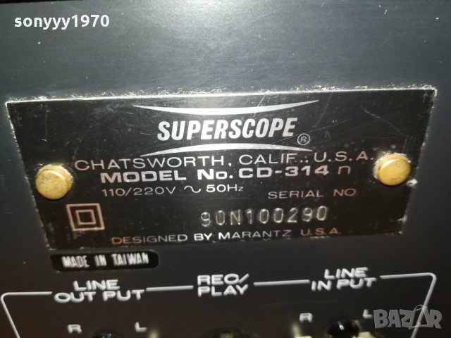 MARANTZ-SUPERSCOPE-USA-ВНОС SWISS, снимка 16 - Декове - 35220376