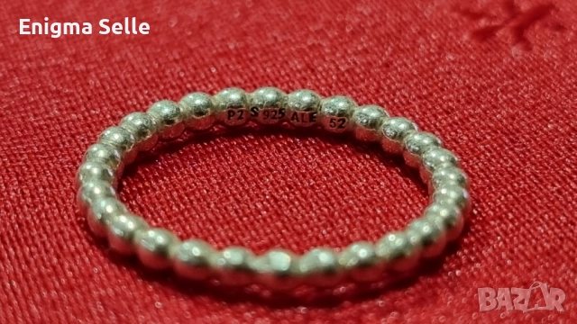 Сребърен пръстен Pandora , снимка 4 - Пръстени - 52514007