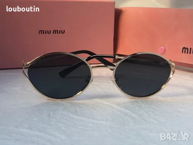 Miu 2024 дамски слънчеви очила елипса овални кръгли 4 цвята, снимка 6 - Слънчеви и диоптрични очила - 47766791