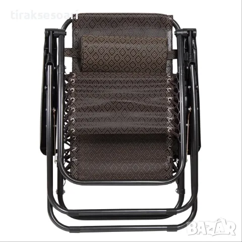 ТОП ОБЯВА Сгъваем Алуминиев Шезлонг Удобен Луксозен Шозлонг, снимка 3 - Градински мебели, декорация  - 47631661