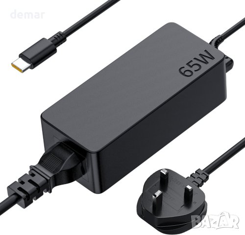 65W USB C зарядно за лаптоп Lenovo, снимка 1