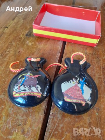 Стари кастанети #6, снимка 3 - Други ценни предмети - 42796223