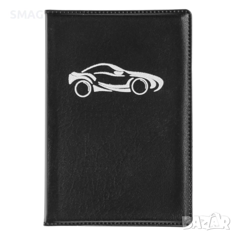 Черен калъф за шофьорска книжка 7.5x11 см_1223721