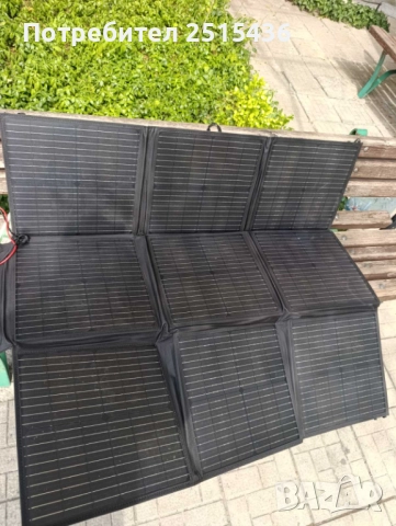 Сгъваем соларен панел 200 вата, снимка 2 - Къмпинг осветление - 51634861