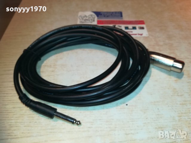  profesional high grade low-noise cable-кабел за микрофон, снимка 10 - Микрофони - 31035664