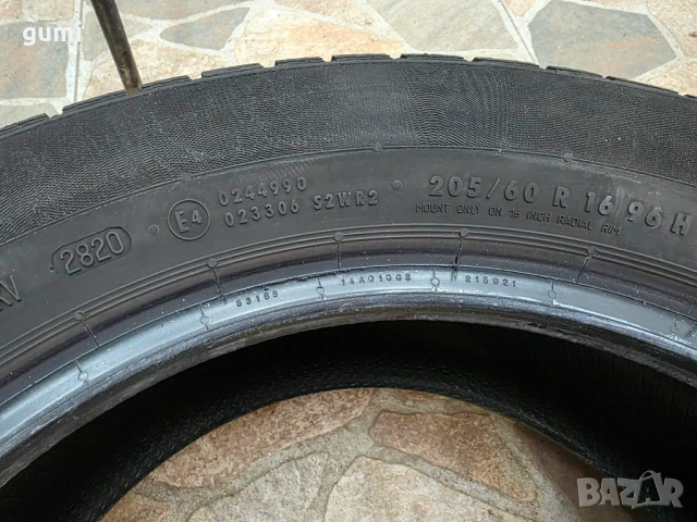 4бр зимни гуми 205/60/16 CONTINENTAL L04633 , снимка 6 - Гуми и джанти - 53085215