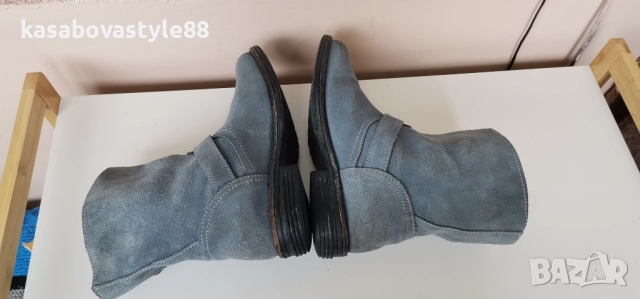 Боти Burin 37н.Естествен велур,кожа  , снимка 6 - Дамски боти - 52055922