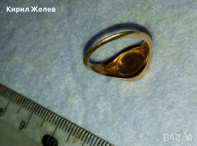 МАРКОВ ПОЗЛАТЕН СРЕБЪРЕН ПРЪСТЕН СРЕБРО 925 ДИЗАЙНЕРСКИ КЛАСИЧЕСКИ СТИЛЕН МОДЕЛ 31178, снимка 14 - Пръстени - 42452976